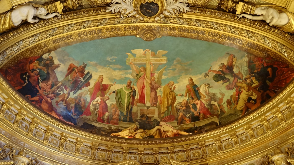 20130215_160913_Senat_SG01574.JPG - Visite du Sénat; Salle des conférences; L'Histoire de France des origines jusqu'à Charlemagne par Henri Lehman    15/02/2013 16h20 S. Gadaud © Les Amis de la Creuse - Les Creusois de Paris   