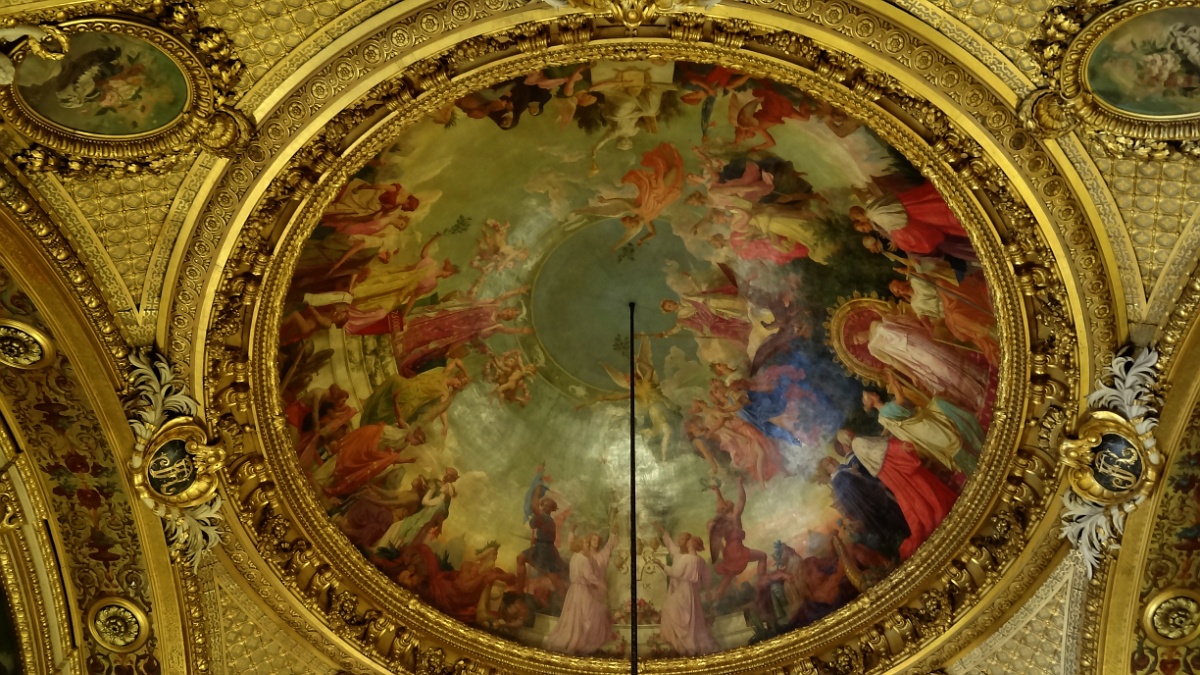 20130215_161101_Senat_SG01558.JPG - Visite du Sénat; Salle des conférences; l'Apothéose de Napoléon 1er par Jean Alaux, dit le Romain    15/02/2013 16h11 S. Gadaud © Les Amis de la Creuse - Les Creusois de Paris   