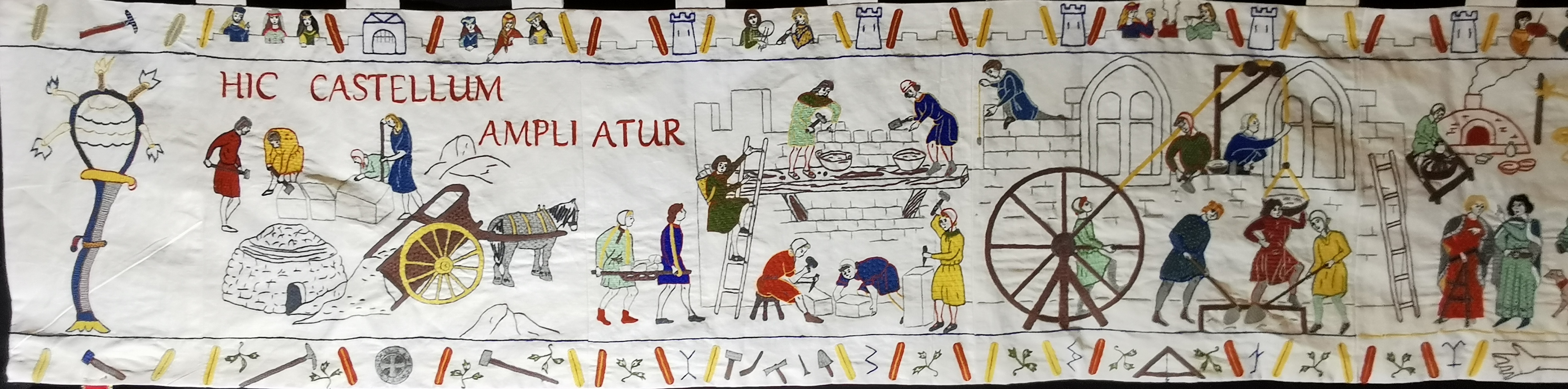 INFINIE BRODERIE, de patientes brodeuses retracent l'histoire du petit bourg de Crozant