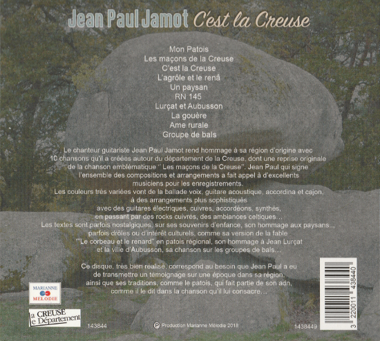 20190102 Jean Paul JAMOT C est la Creuse