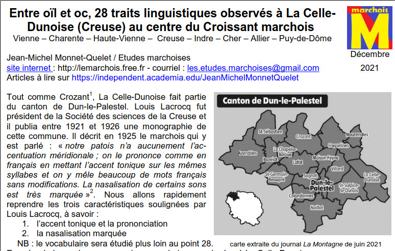 Entre oil et oc 28 traits linguistiques 1