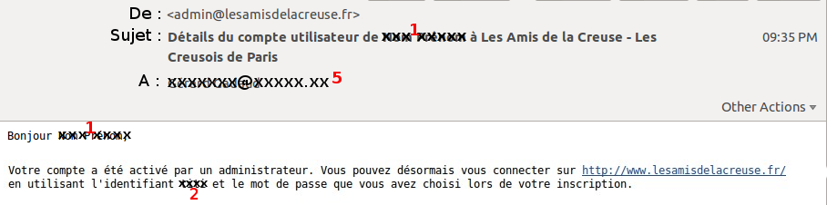 creer compte 06 mail