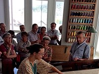 Repas d'été à Aubusson; Cité Internationale de la Tapisserie     26/08/2017 11:15 Raymond Tourenne © Les Amis de la Creuse - Les Creusois de Paris        20170826 111522 RT IMG 1837