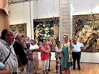 Repas d'été à Aubusson; Cité Internationale de la Tapisserie     26/08/2017 11:46 Raymond Tourenne © Les Amis de la Creuse - Les Creusois de Paris        20170826 114621 RT IMG 1848