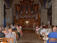 Repas d'été à Aubusson; L'orgue de l'église d'Aubusson    Nikon D7000 26/08/2017 15:10 Gérard Gadaud © Les Amis de la Creuse - Les Creusois de Paris        20170826 151028 GCG 4961