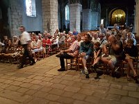 Repas d'été à Aubusson; L'orgue de l'église d'Aubusson    Samsung S7E 26/08/2017 16:32 Gérard Gadaud © Les Amis de la Creuse - Les Creusois de Paris        20170826 163217 GG