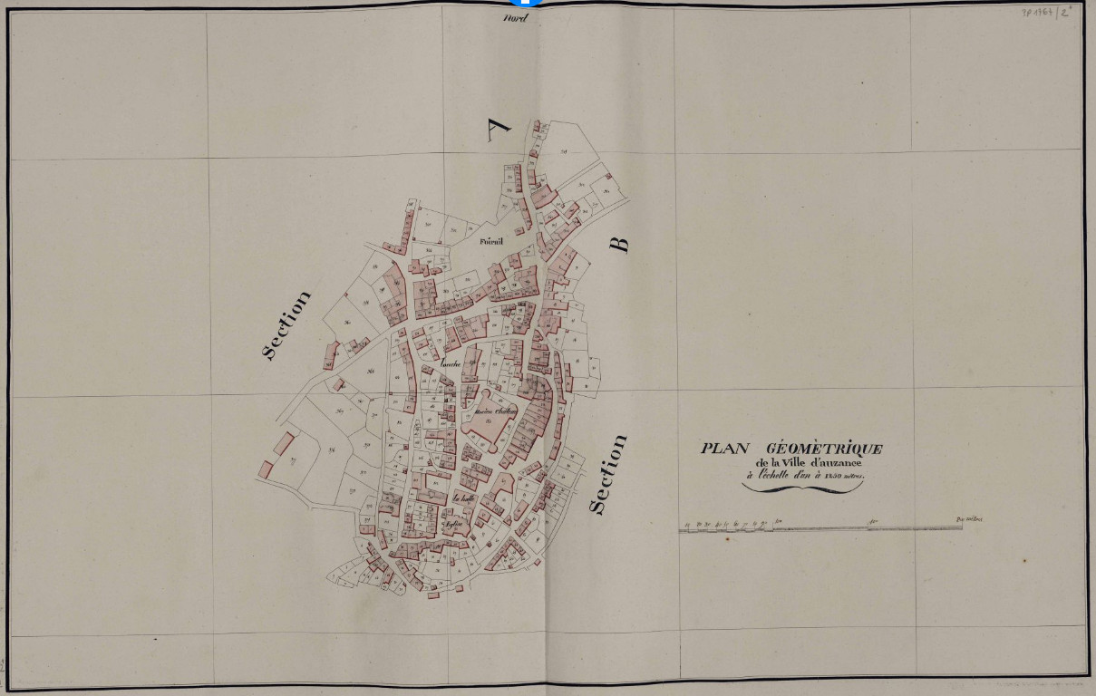 Cadastre napoléonien 1810 - Archives Départementales de la Creuse