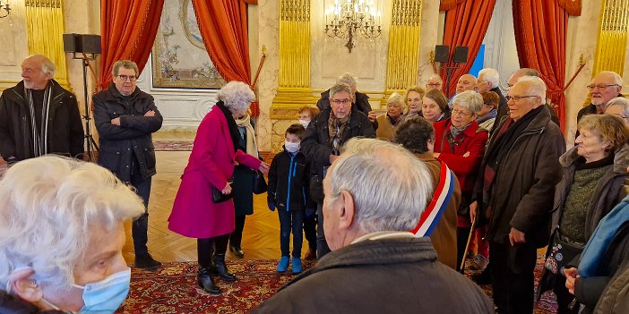 20230228_093434_Visite_Assemblee_Nationale_SG Visite guidée de l'Assemblée Nationale La galeire des fêtes Mme Catherine Couturier députée La France insoumise - Nouvelle Union Populaire écologique et...